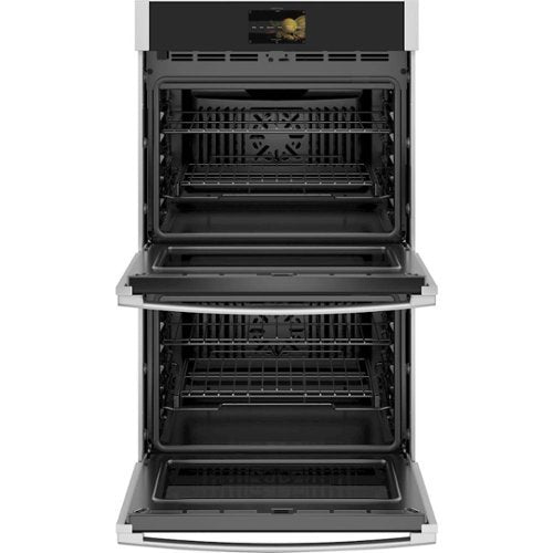 GE Profile - 30" Smart Built-In Double Electric Convection Wall Oven with Air Fry & Precision Cooking - Stainless Steel