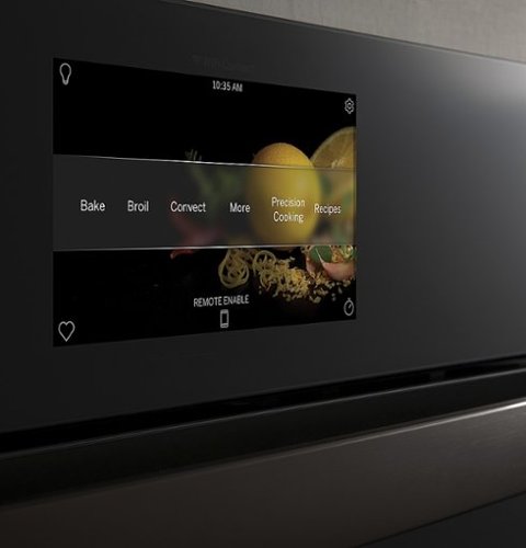 GE Profile - 30" Smart Built-In Double Electric Convection Wall Oven with Air Fry & Precision Cooking - Stainless Steel