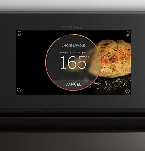 GE Profile - 30" Smart Built-In Double Electric Convection Wall Oven with Air Fry & Precision Cooking - Stainless Steel