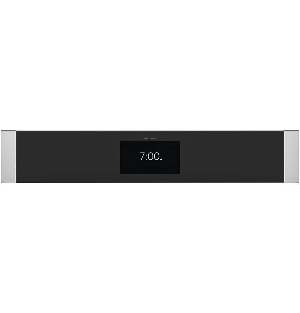 GE Profile - 30" Smart Built-In Double Electric Convection Wall Oven with Air Fry & Precision Cooking - Stainless Steel