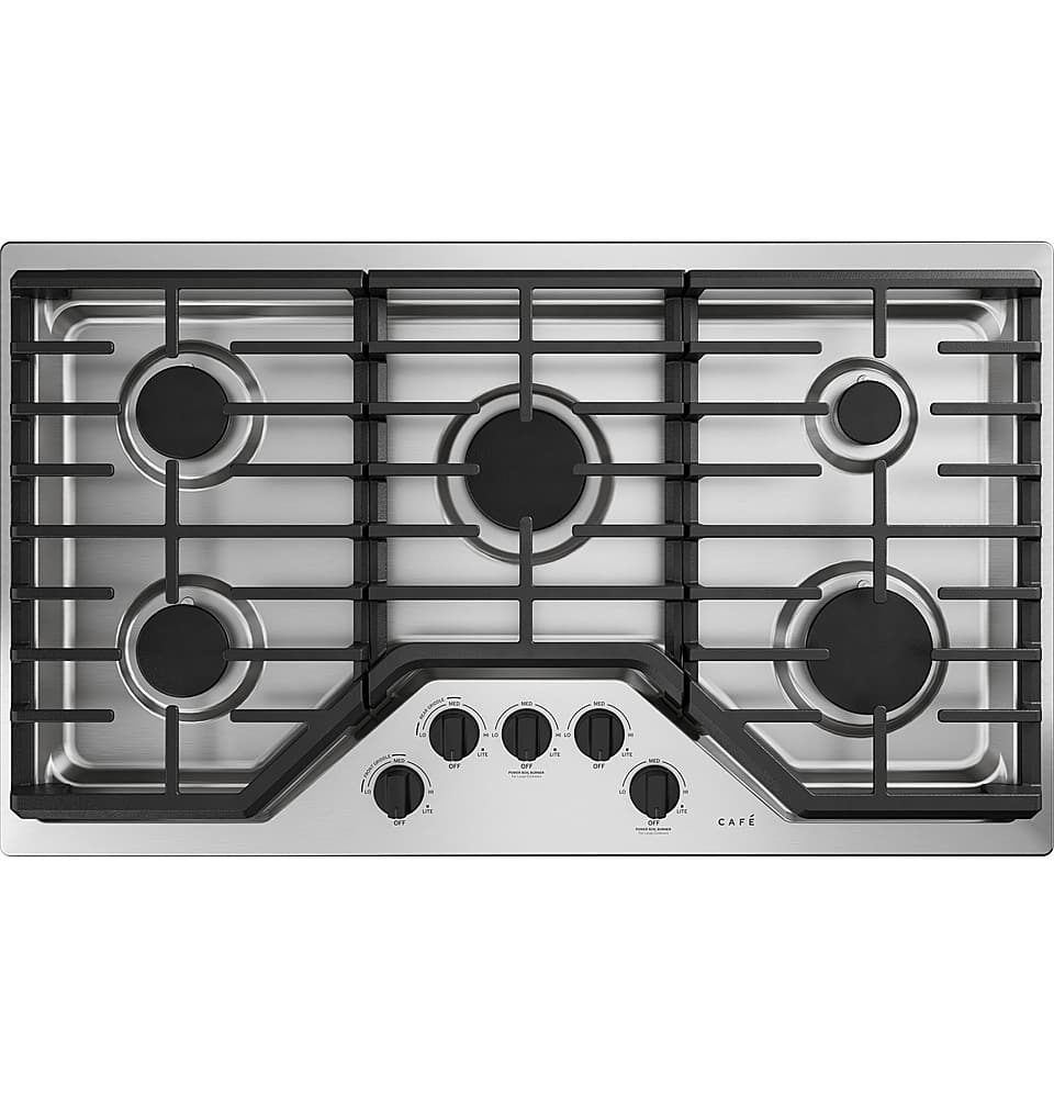 Café - 36" Gas Cooktop, Customizable - Stainless Steel