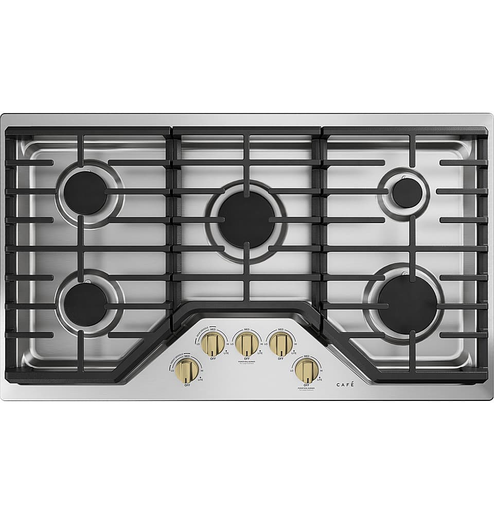 Café - 36" Gas Cooktop, Customizable - Stainless Steel
