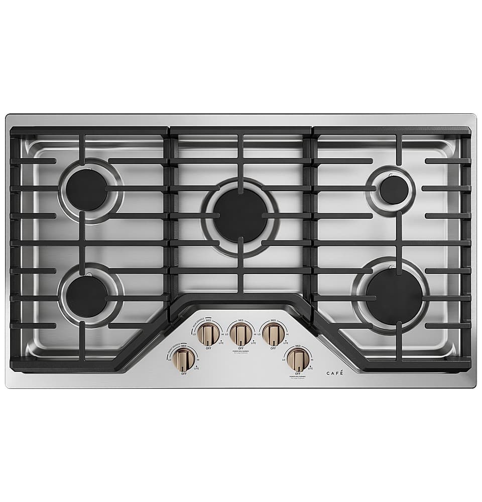 Café - 36" Gas Cooktop, Customizable - Stainless Steel