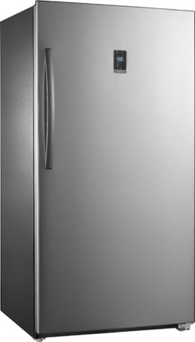 Insignia™ - 17 Cu. Ft. Garage Ready Convertible Upright Freezer with ENERGY STAR Certification - Stainless Steel