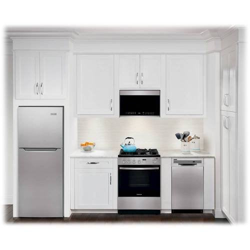Frigidaire - 24 in. Wide 11.6 Cu. Ft. Garage Ready Top-Freezer Refrigerator - Fingerprint-Resistant Stainless Steel Look