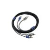 KICKER - Q-Series Interconnects 3.3' Audio RCA Cable - Black
