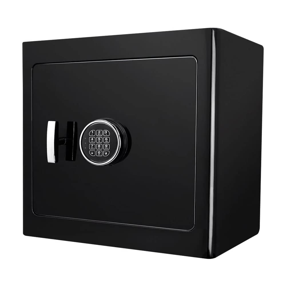 Barska - Digital Keypad Fireproof Jewelry Safe 1.01 Cu Ft - Black
