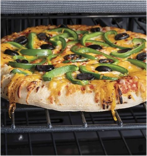 GE - 27" Smart Built-In Single Electric Wall Oven with Self-Clean, Steam Clean, and Heavy-Duty Racks - Stainless Steel
