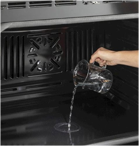 GE - 27" Smart Built-In Single Electric Wall Oven with Self-Clean, Steam Clean, and Heavy-Duty Racks - Stainless Steel