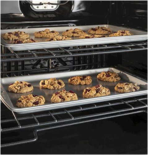 GE - 27" Smart Built-In Single Electric Wall Oven with Self-Clean, Steam Clean, and Heavy-Duty Racks - Stainless Steel