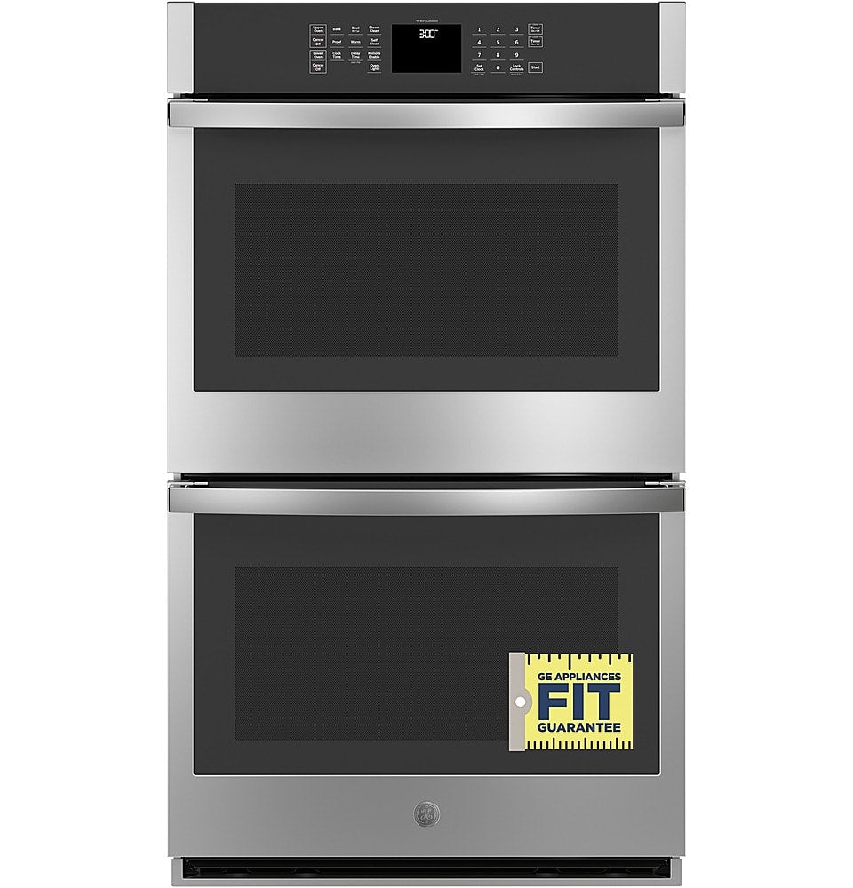GE - 30" Built-In Double Electric Wall Oven - Stainless Steel