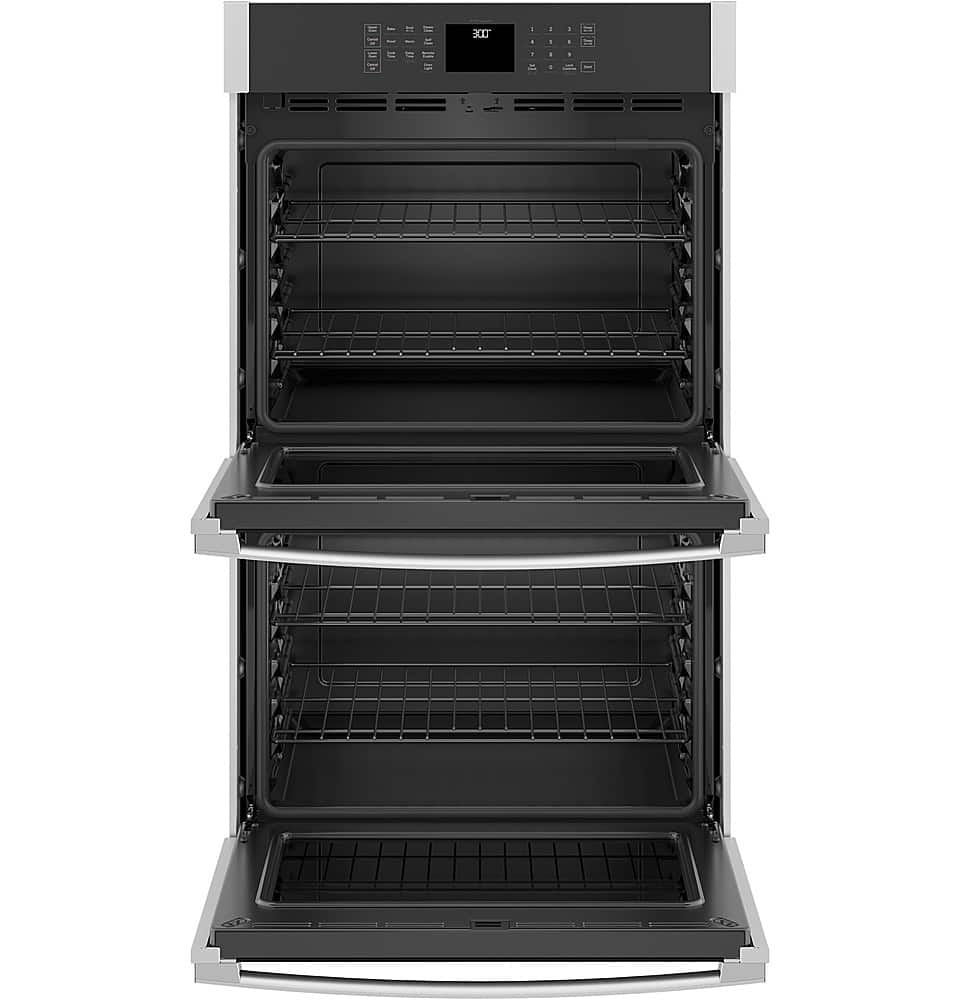 GE - 30" Built-In Double Electric Wall Oven - Stainless Steel