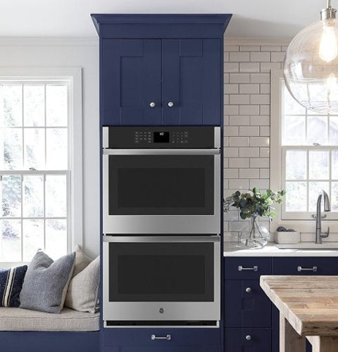 GE - 30" Built-In Double Electric Wall Oven - Stainless Steel