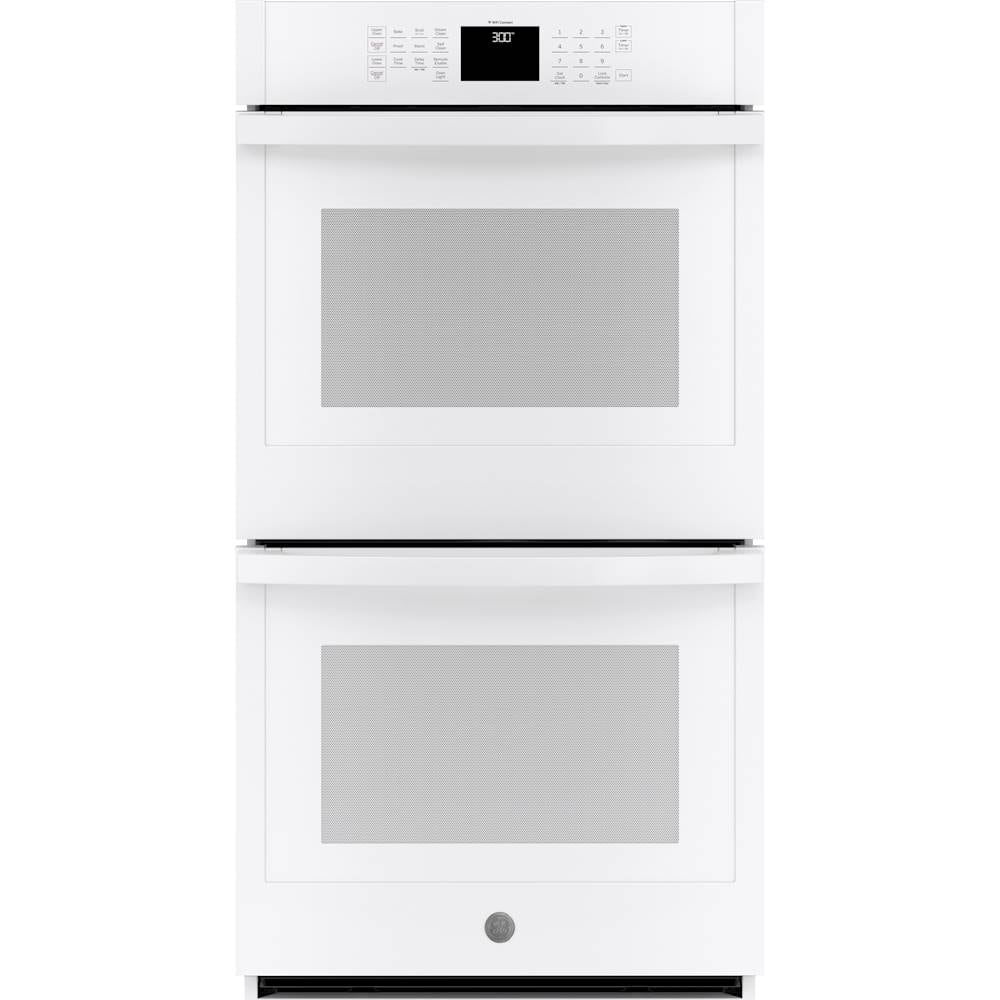 GE - 27" Built-In Double Electric Wall Oven - White