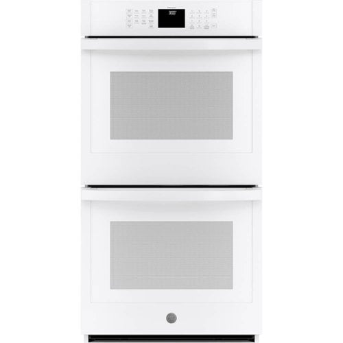 GE - 27" Built-In Double Electric Wall Oven - White