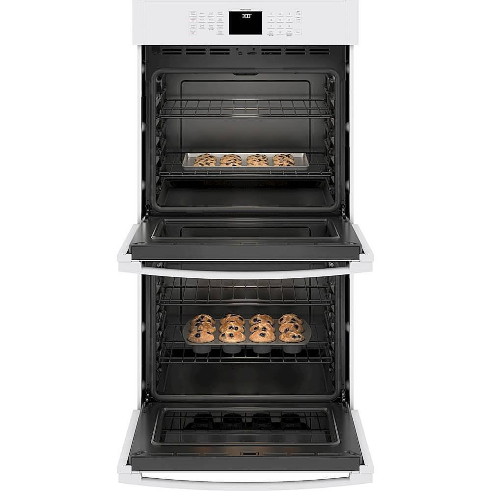 GE - 27" Built-In Double Electric Wall Oven - White