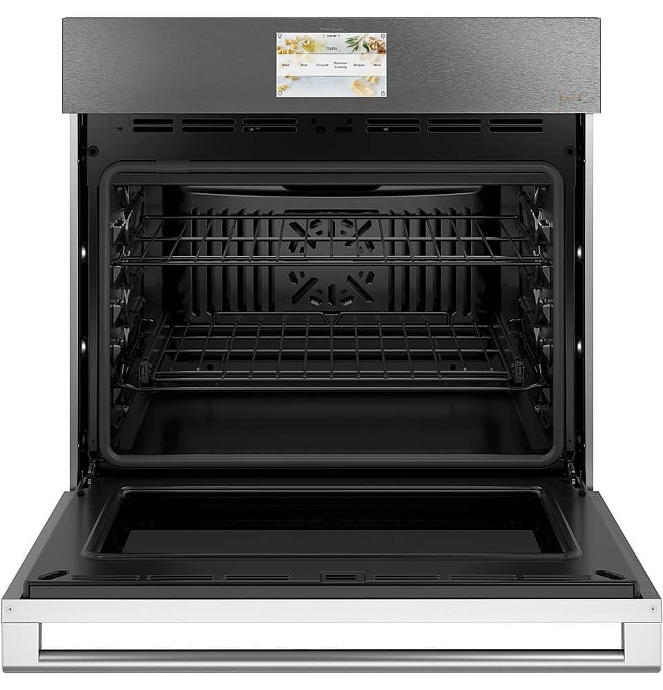 Café - 30" Built-In Single Electric Convection Wall Oven - Platinum Glass