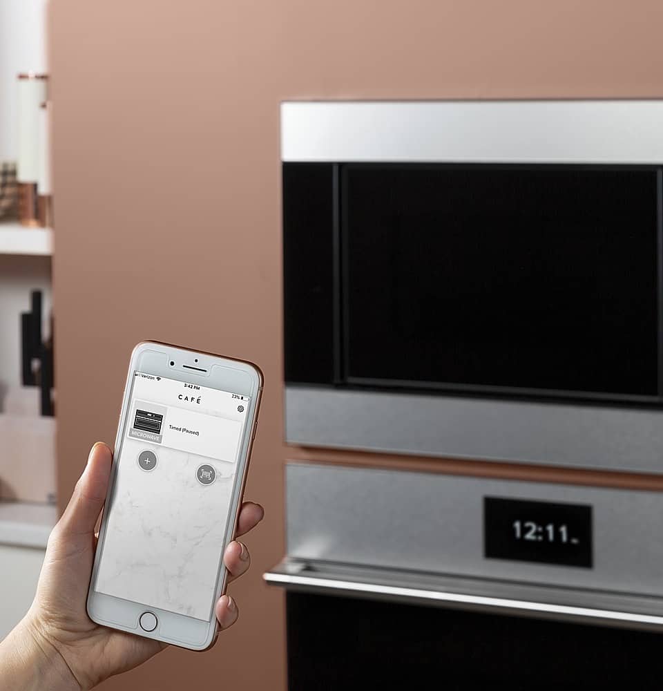 Café - 30" Built-In Single Electric Convection Wall Oven - Platinum Glass