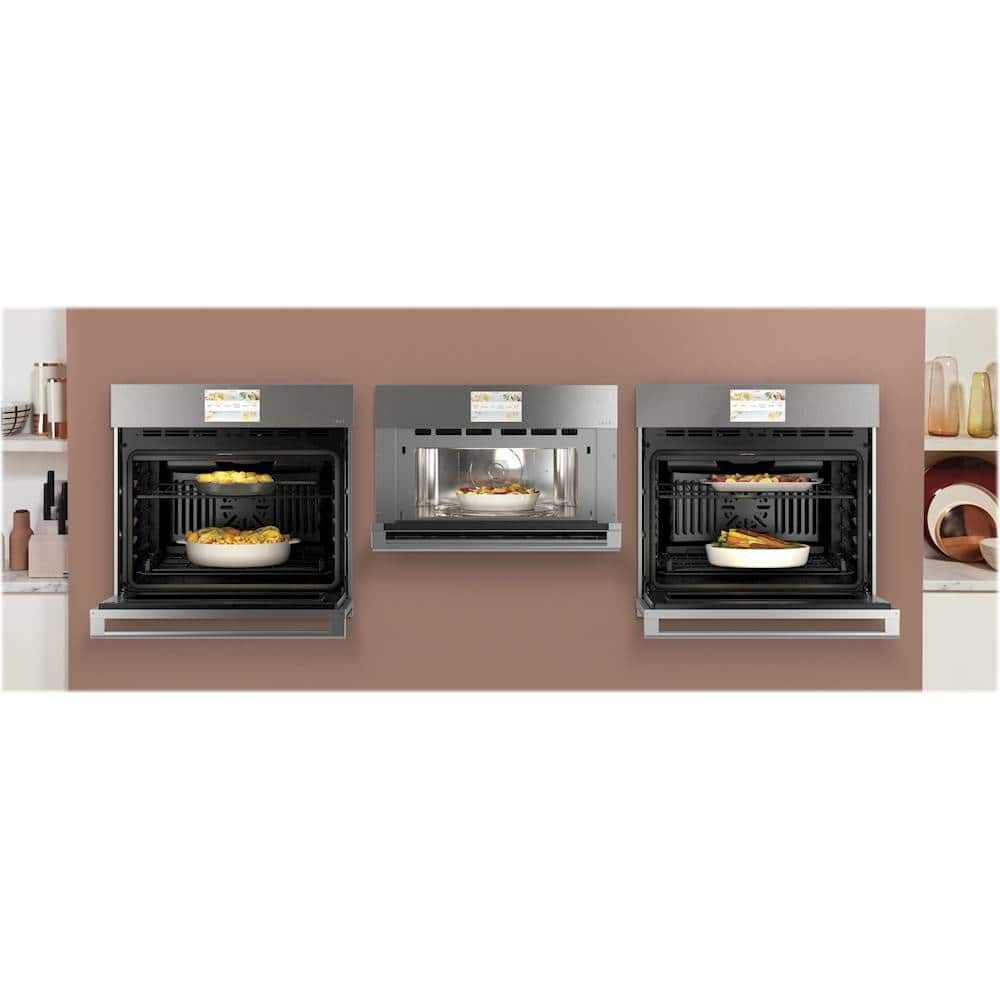 Café - 30" Built-In Single Electric Convection Wall Oven - Platinum Glass