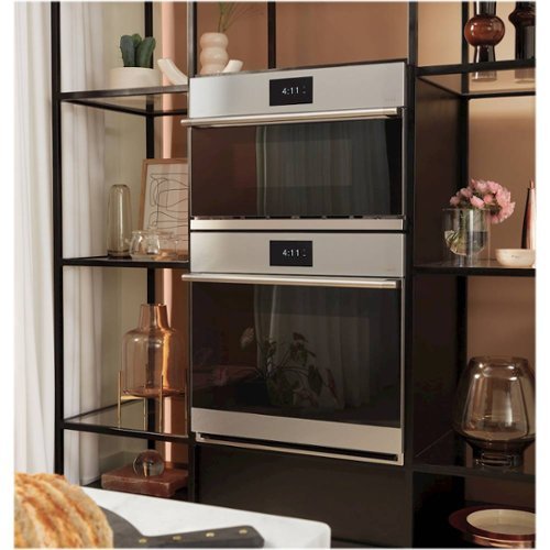Café - 30" Built-In Single Electric Convection Wall Oven - Platinum Glass