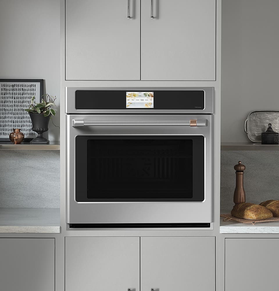 Café - 27" Built-In Single Electric Convection Wall Oven, Customizable - Stainless Steel