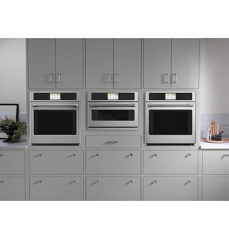 Café - 27" Built-In Single Electric Convection Wall Oven, Customizable - Stainless Steel