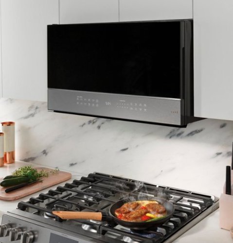 Café - 2.1 Cu. Ft. Over-the-Range Microwave with Sensor Cooking and Wi-Fi - Platinum Glass