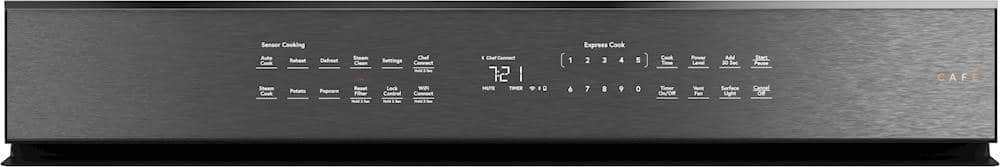 Café - 2.1 Cu. Ft. Over-the-Range Microwave with Sensor Cooking and Wi-Fi - Platinum Glass