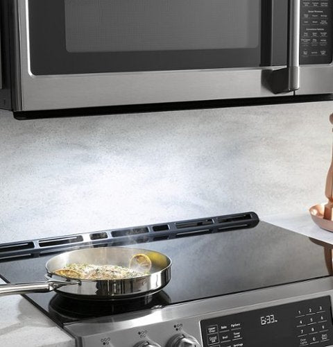 Café - 2.1 Cu. Ft. Over-the-Range Microwave with Sensor Cooking and Turntable - Stainless Steel