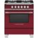 Fisher & Paykel - 30 in. Wide 4 burner 3.5 Cu. Ft. Freestanding Gas Range - Red