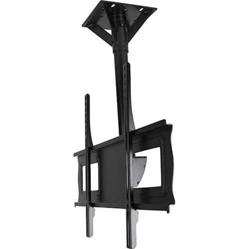 SunBriteTV - Tilt TV Ceiling Mount For Most 37" - 80" Flat-Panel TVs - Extends 18" - Black