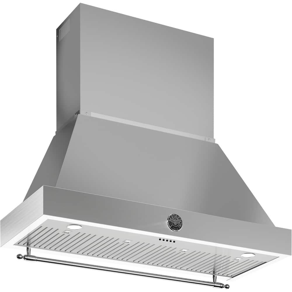 Bertazzoni Heritage - 48 inches - Externally Vented & Recirculating - Wall Range Hood - Stainless Steel