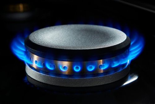 JennAir - 36 in. Wide 4 Burner NOIR 5.1 Cu. Ft. Self-Cleaning Freestanding Dual Fuel Convection Range - Stainless Steel
