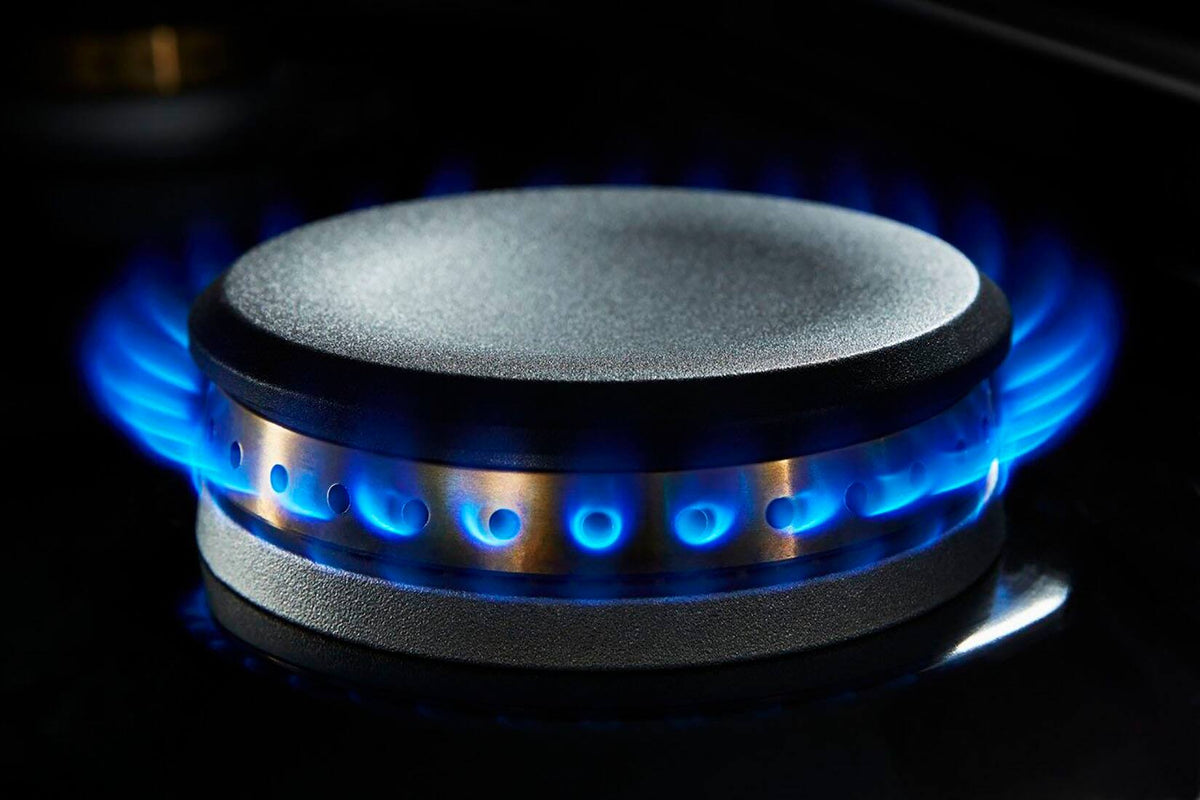 JennAir - 36 in. Wide 4 Burner NOIR 5.1 Cu. Ft. Self-Cleaning Freestanding Dual Fuel Convection Range - Stainless Steel