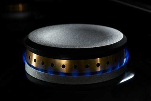 JennAir - 48 in. Wide 6 Burner NOIR Built-In Gas Cooktop with Griddle - Stainless Steel