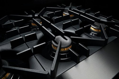 JennAir - 30 in. Wide 4 Burner RISE Built-In Gas Cooktop - Stainless Steel