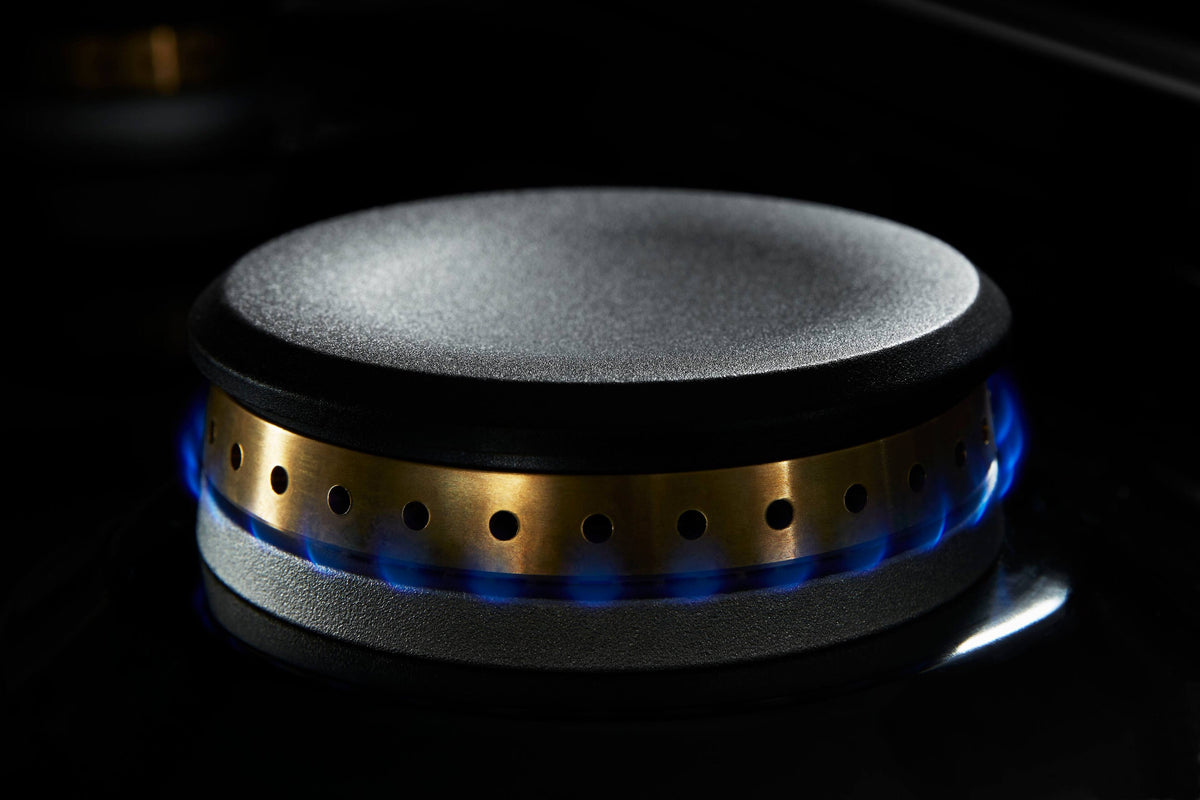 JennAir - 36 in. Wide 4 Burner NOIR Built-In Gas Cooktop with Griddle - Stainless Steel