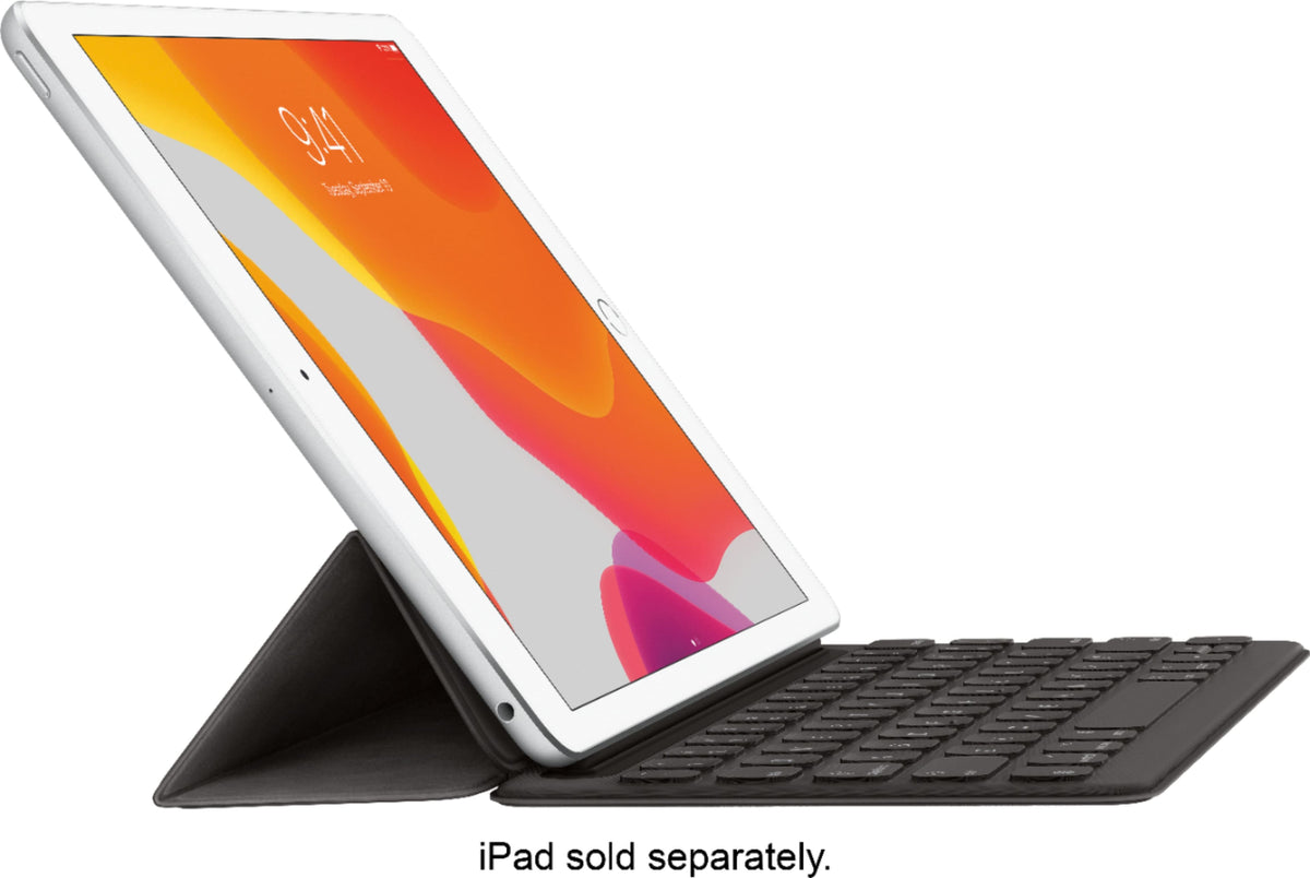 Apple - Smart Keyboard for iPad (7th Generation), iPad 10.2" (9th Generation), iPad Air (3rd Generation), and 10.5-inch iPad Pro - Black