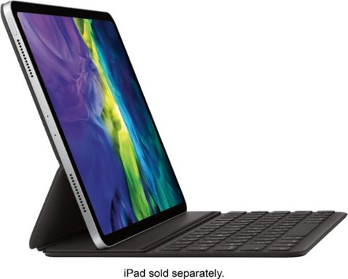 Apple - Geek Squad Certified Refurbished Smart Keyboard Folio for 11-inch iPad Pro (1st Generation) (2nd Generation) - Black