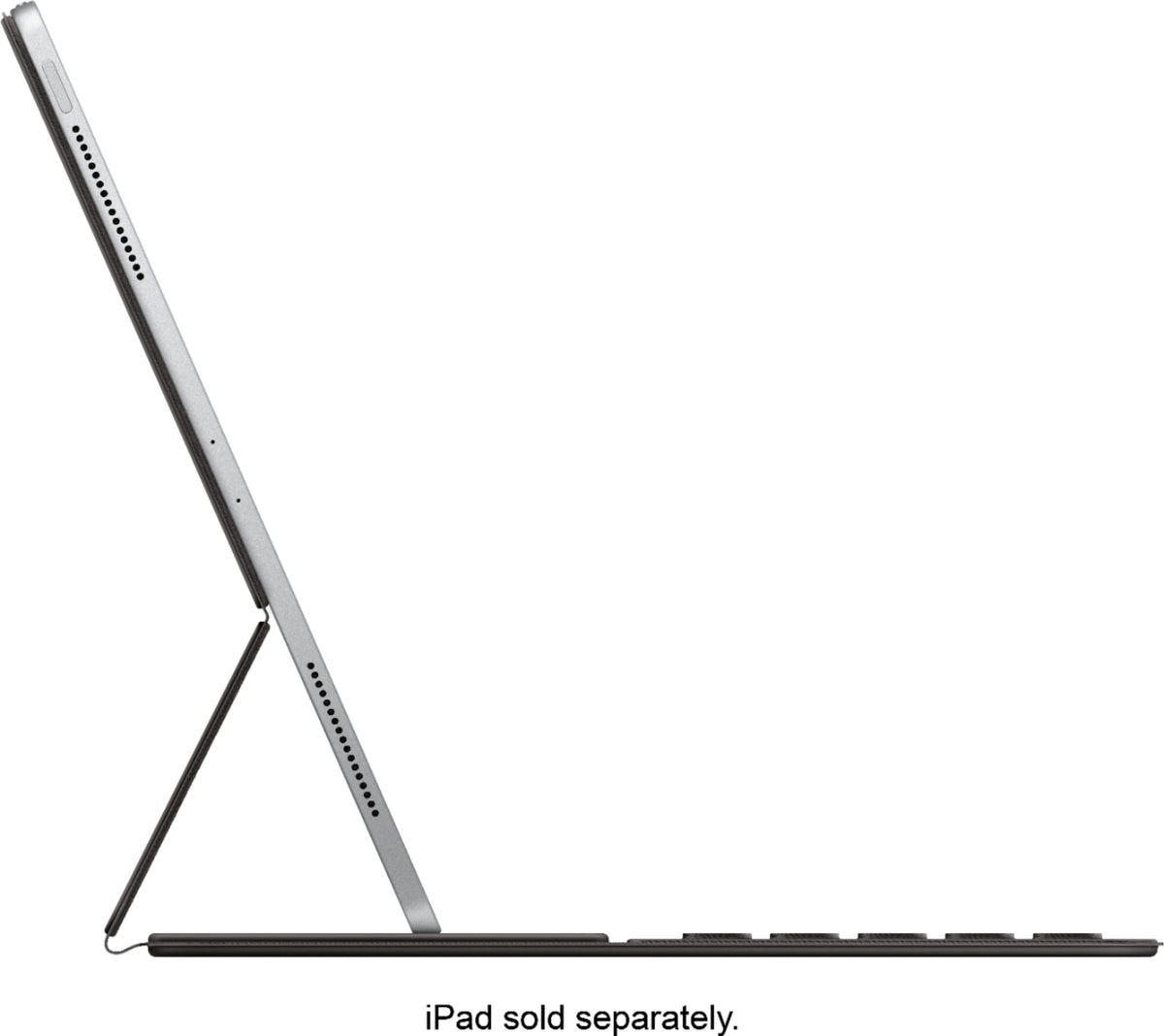 Apple - Geek Squad Certified Refurbished Smart Keyboard Folio for 12.9-inch iPad Pro (3rd Gen 2018) and (4th Gen 2020) - Black