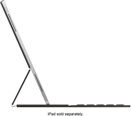 Apple - Geek Squad Certified Refurbished Smart Keyboard Folio for 12.9-inch iPad Pro (3rd Gen 2018) and (4th Gen 2020) - Black