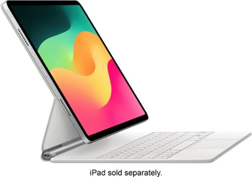Apple - Geek Squad Certified Refurbished Magic Keyboard for iPad Air 13" (M2) - White