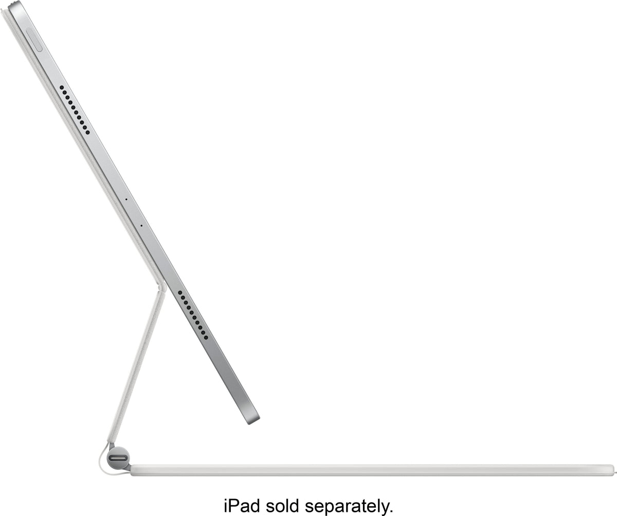 Apple - Geek Squad Certified Refurbished Magic Keyboard for iPad Air 13" (M2) - White