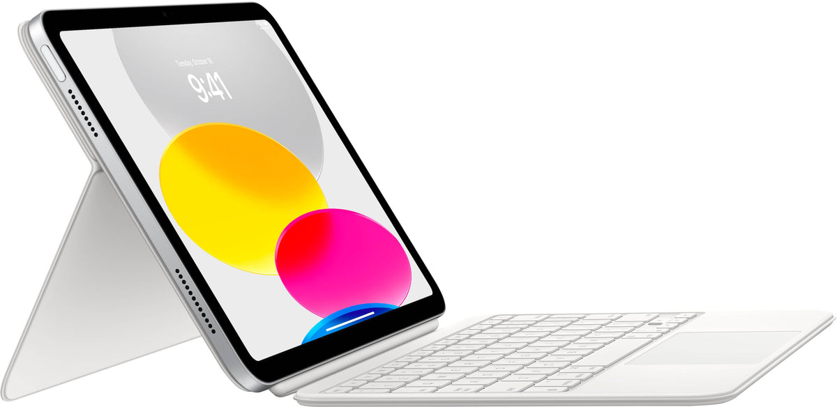 Apple - Magic Keyboard Folio for iPad (A16) - White