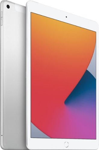 Apple - Geek Squad Certified Refurbished 10.2-Inch iPad - (8th Generation) with Wi-Fi + Cellular - 32GB (Unlocked) - Silver