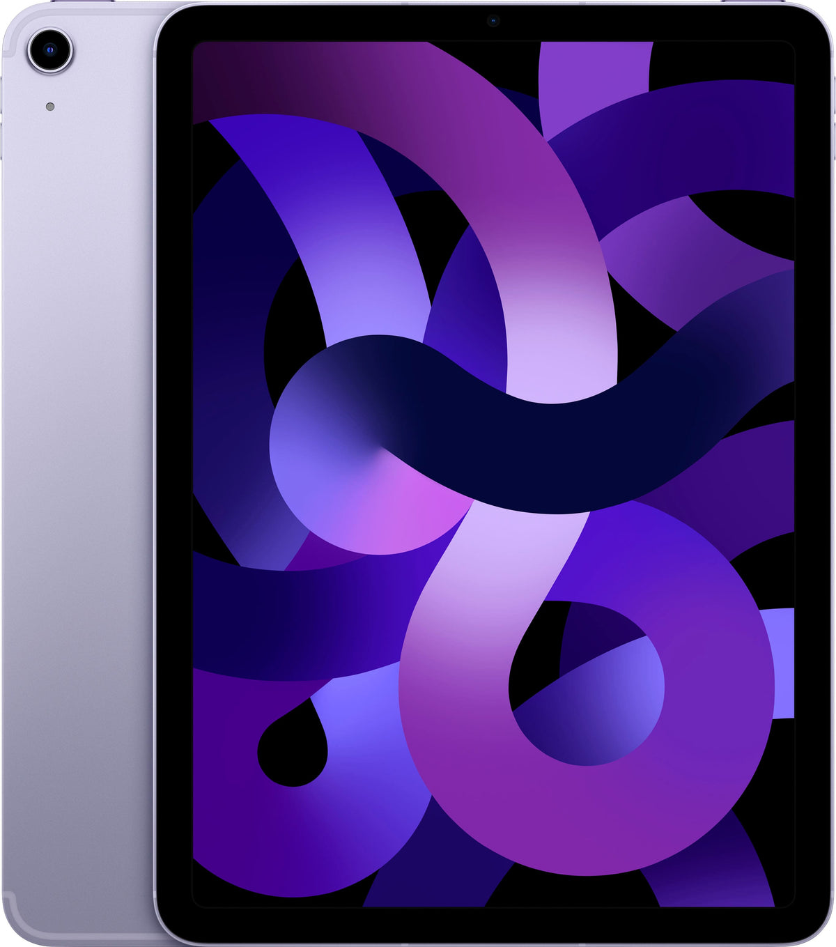 Apple - Geek Squad Certified Refurbished 10.9-Inch iPad Air (5th Generation) M1 chip Wi-Fi + Cellular - 256GB - Purple (Unlocked)