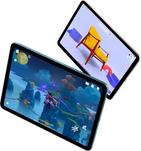 Apple - Geek Squad Certified Refurbished 10.9-Inch iPad Air (5th Generation) M1 chip Wi-Fi + Cellular - 256GB - Purple (Unlocked)