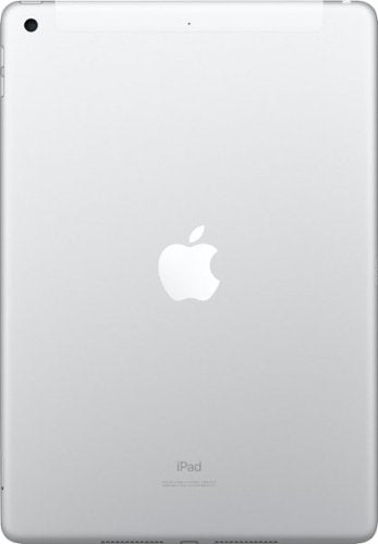 Apple - Geek Squad Certified Refurbished iPad with Wi-Fi + Cellular - 128GB (Unlocked) - Silver
