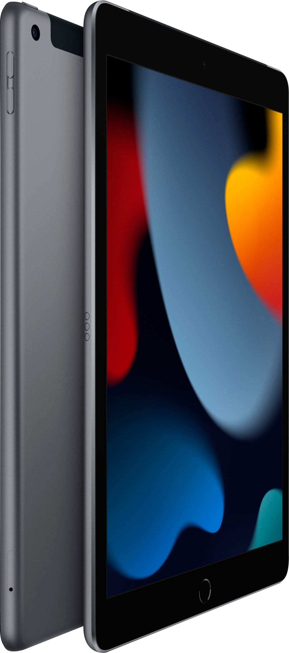 Apple - Geek Squad Certified Refurbished 10.2-Inch iPad (9th Generation) with Wi-Fi + Cellular - 64GB - Space Gray (Unlocked)