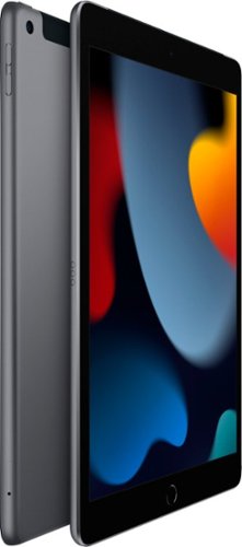 Apple - Geek Squad Certified Refurbished 10.2-Inch iPad (9th Generation) with Wi-Fi + Cellular - 64GB - Space Gray (Unlocked)